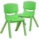 preview thumbnail 18 of 47, 2 Pack Plastic Stackable School Chair with 12"H Seat, Preschool Seating