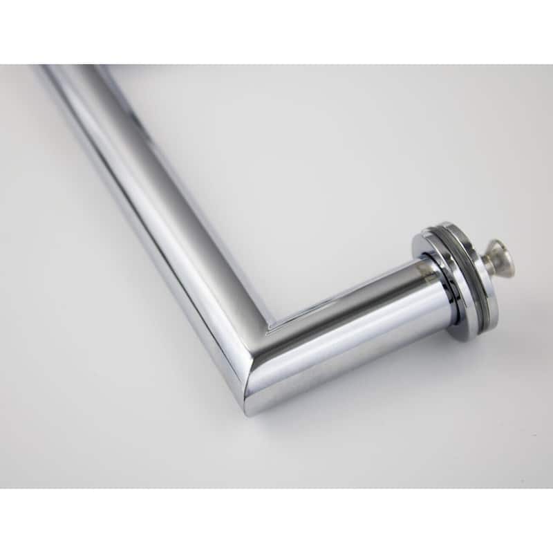 CEL 12"x 12" Mitered Corner Back to Back Shower Door Pull Handles