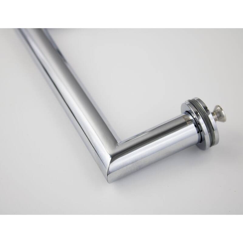 CEL 6"x 6" Mitered Corner Back to Back Shower Door Pull Handles