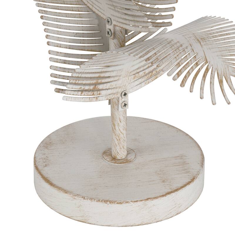 Acroma Demrul Table Lamp with Metal Leaves Rod - 1-light