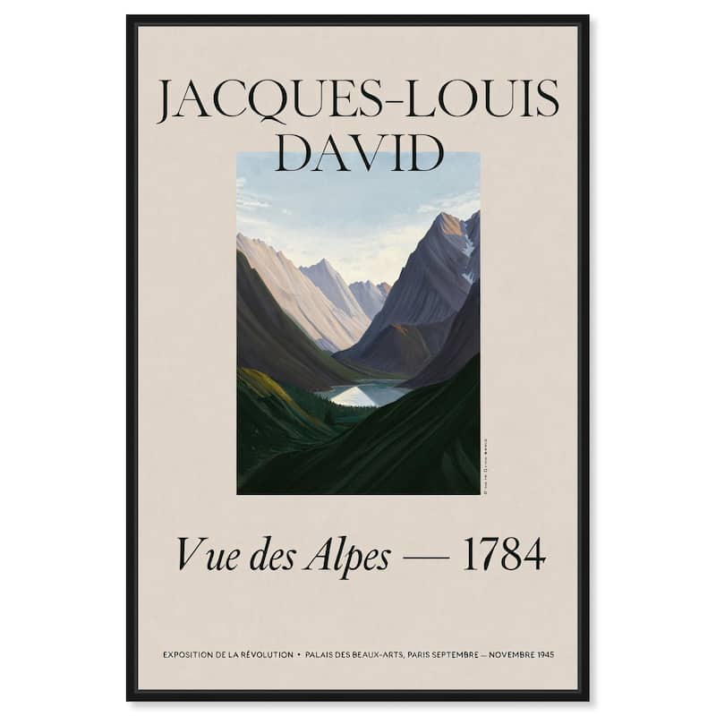 Mountains of 1784 Canvas by Art Remedy - Black - 24" x 36"