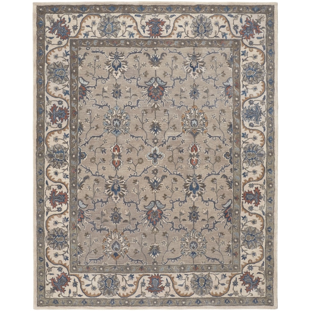 Grand Bazaar Mattias Hand Tufted Oriental Transitional Area Rug