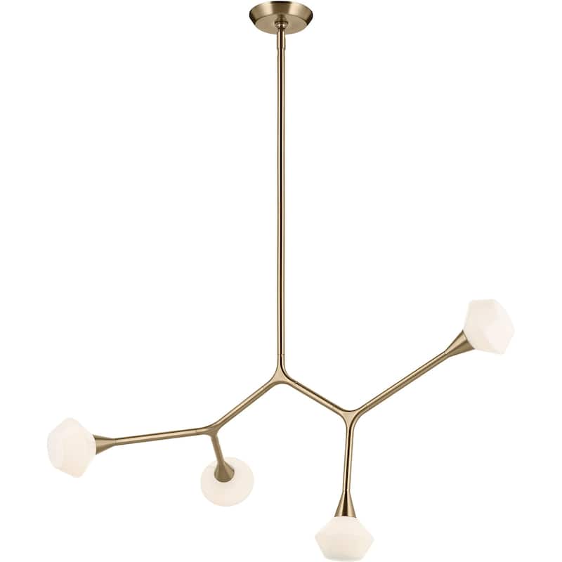 Kichler 52762 Cassius 4 Light 6" Wide Chandelier