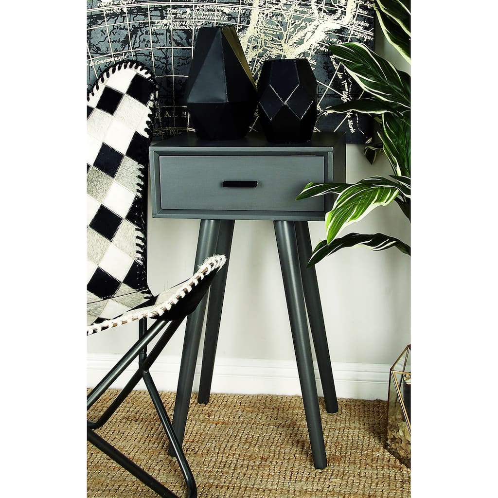 Benzara Wooden Accent Table