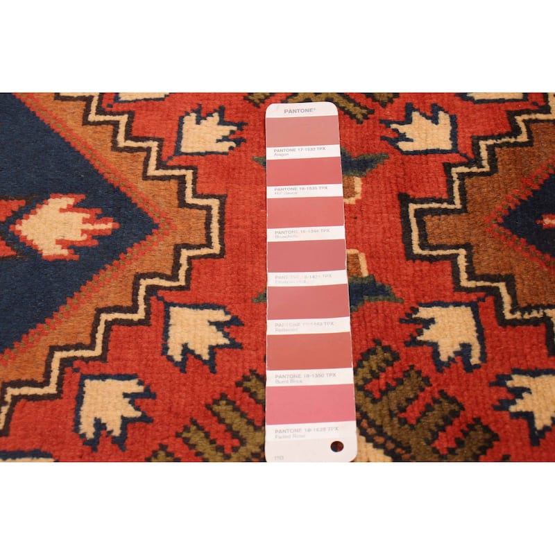 ECARPETGALLERY Hand-knotted Kargahi Copper Wool Rug - 2'9 x 9'6