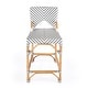 preview thumbnail 19 of 29, Creanly 25.25"H Seat Rattan Counter Stool with Back