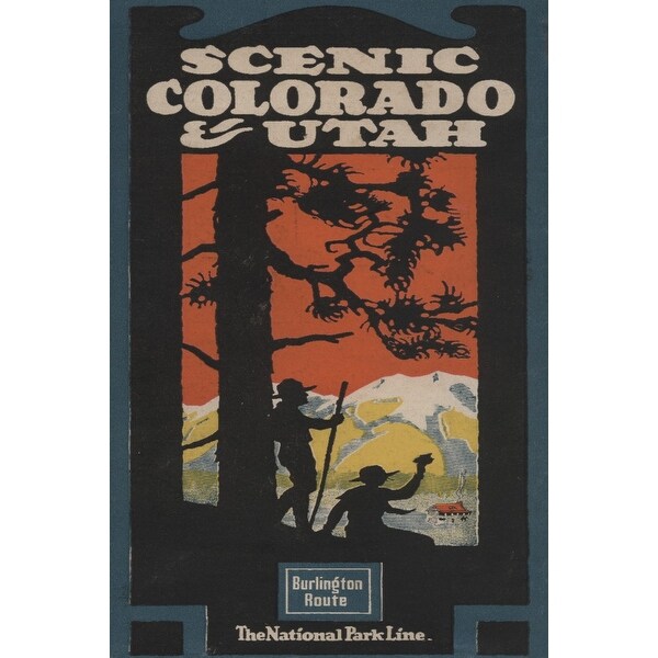Shop Colorado Scenic Colorado Utah Travel Poster Art Print Multiple Sizes Available 9 X 12 Art Print Overstock 27908508