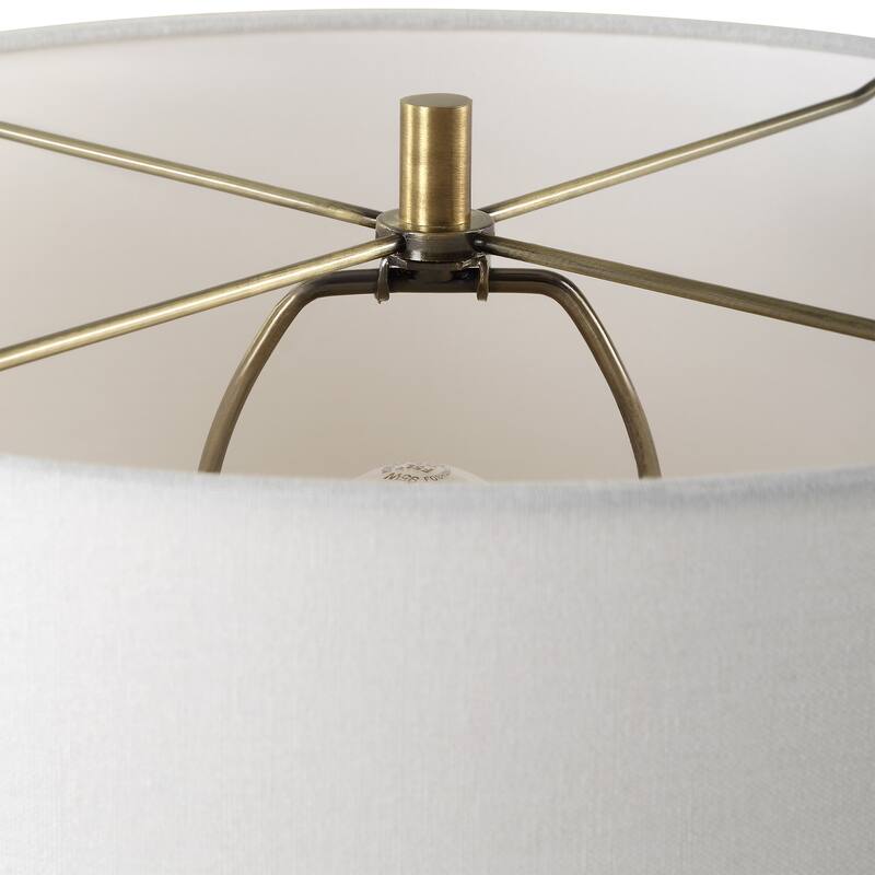 Uttermost Forage Dark Scalloped Table Lamp - 31.5" H X 15" W X 15" D