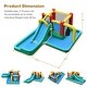 preview thumbnail 3 of 10, Costway Slide Water Park Climbing Bouncer Splash Pool Pendulum Tunnel - See Details