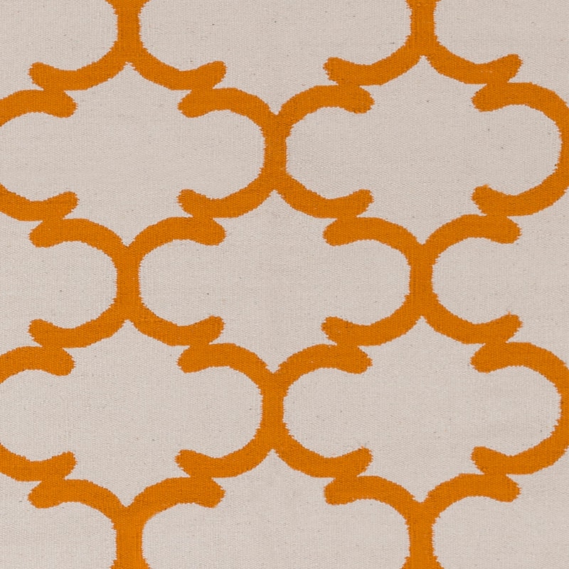 Flatweave Colne Moroccan Trellis Cotton Area Rug