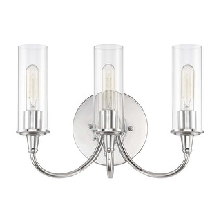 Craftmade Modina 3 Light Bathroom Vanity Light - 16 Inches Wide - Bed ...