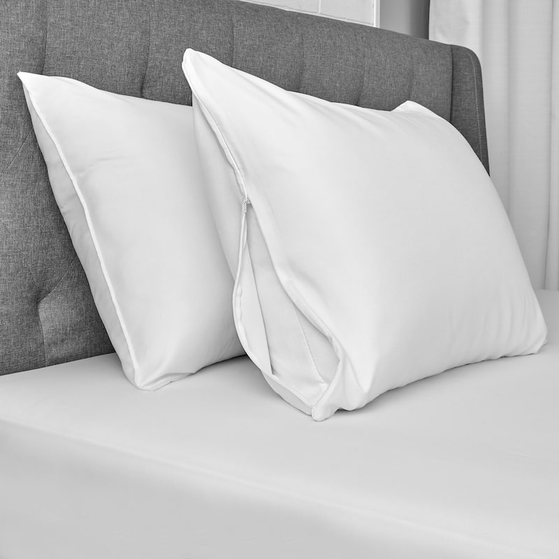 Simply Essential Brushed Polyester Pillow Protector - 2 Pack - Jumbo