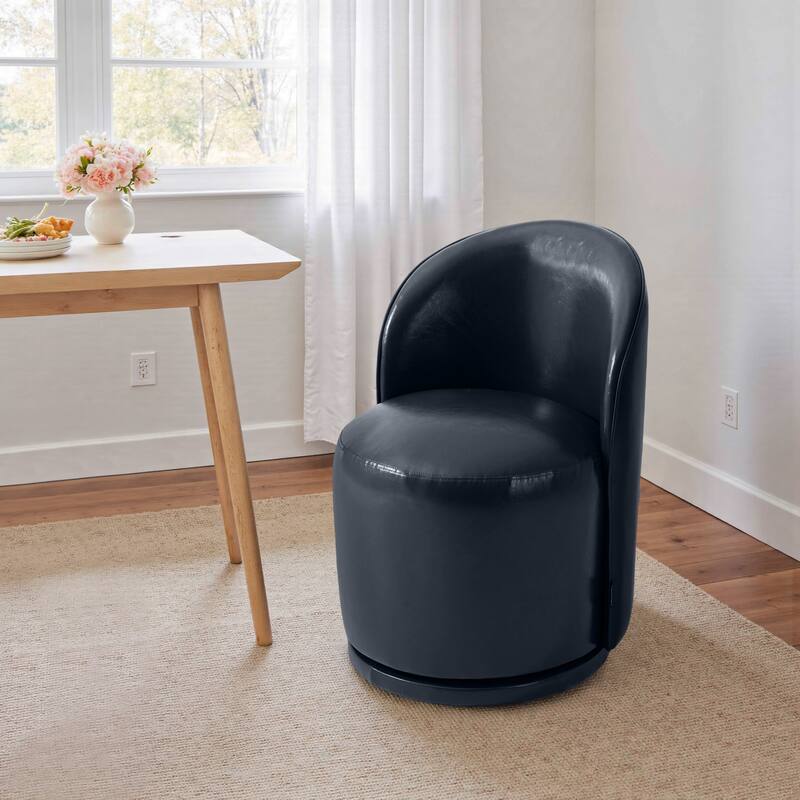 23" W Upholstered Swivel Side Chair for Dining Room, Balcony, Parlour