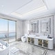 preview thumbnail 6 of 10, Glam Crystal Accent Diamond Art Wall Mirror