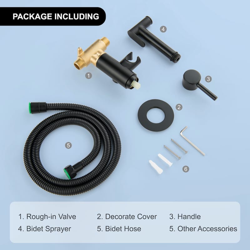 Wall Mounted Handheld Bidet Sprayer for Toilet Portable Pet Shower