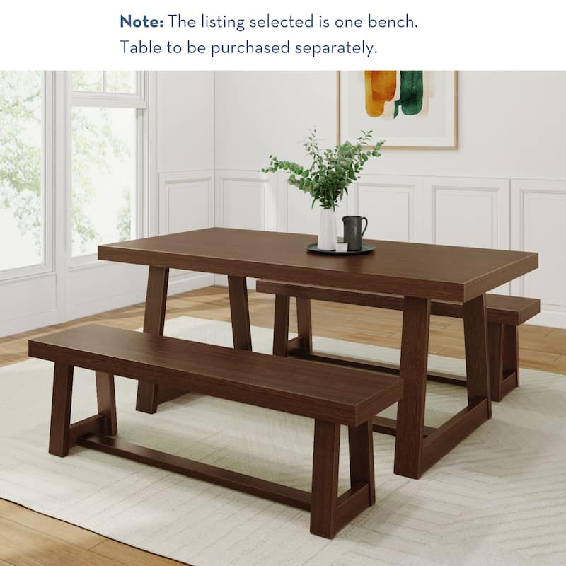 Plank and Beam Classic Dining Bench - N/A - On Sale - Bed Bath & Beyond ...
