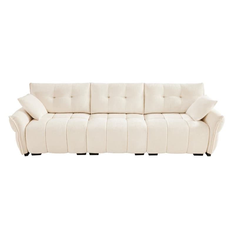 110.2" Chenille 3 Seater Upholstered Sofa