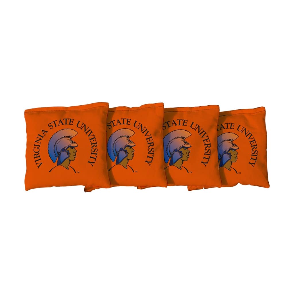 Virginia State VSU Trojans Orange Cornhole Bags