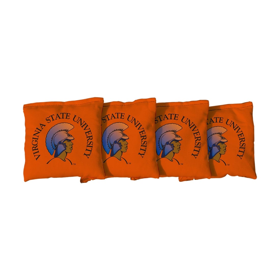 Virginia State VSU Trojans Orange Cornhole Bags