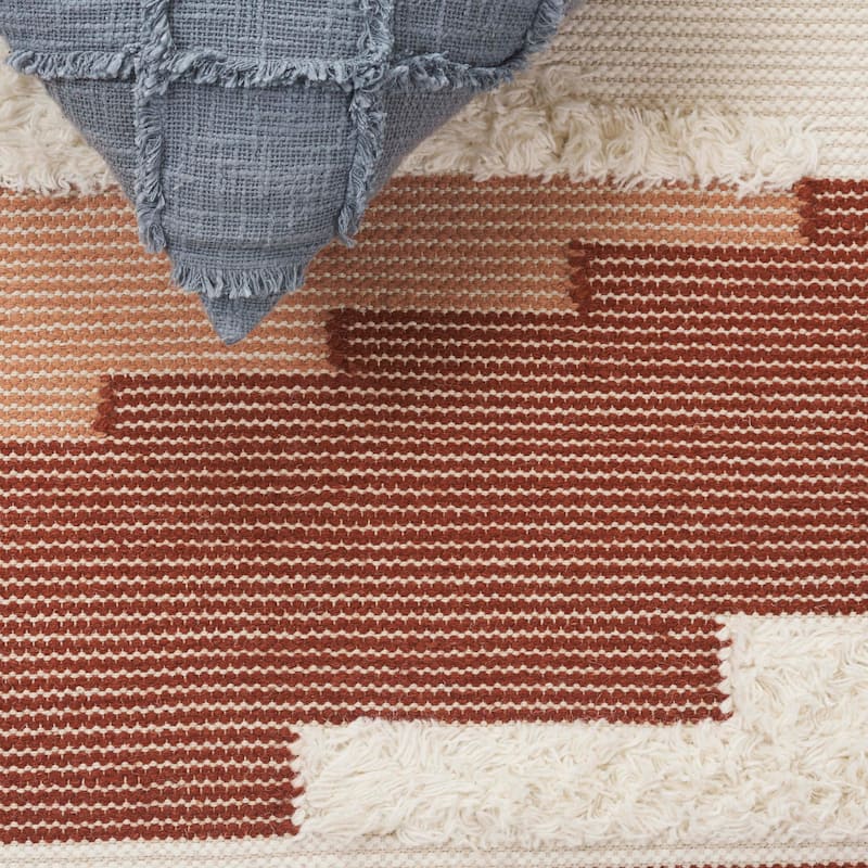 SAFAVIEH Handmade Kenya Jozefa Southwestern Rustic Wool Rug