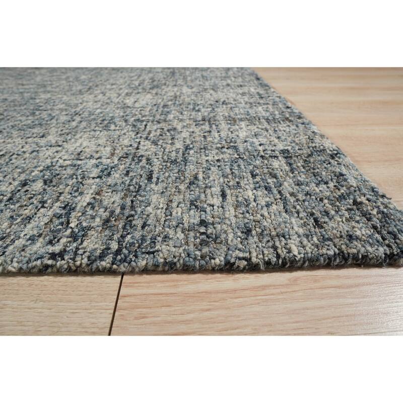 Hand-Tufted Wool Modern Tufted Loop Rug, 5' x 8', Light Brown Area Rug, Elegant Soft Texture for Bedroom or Office - L