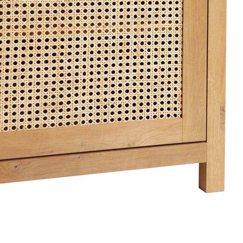 Middlebrook Designs 2-Door 58 inch Sideboard with Arched Rattan Panels