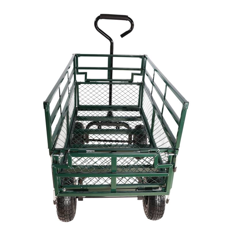 Multi-functional cart with detachable metal frame for farm and garden use