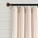 preview thumbnail 15 of 85, Lush Decor Farmhouse Stripe Yarn Dyed Cotton Window Curtain Panel Pair