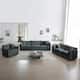 Option Gray 3-Seater Sofa+2-Seater Sofa+Accent Chairs