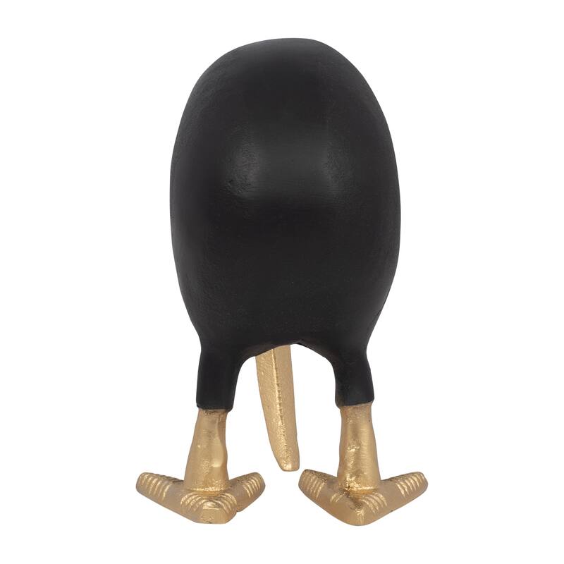 Sagebrook Home Metal, Kiwi Mom, Black/Gold, Novelty, Solid