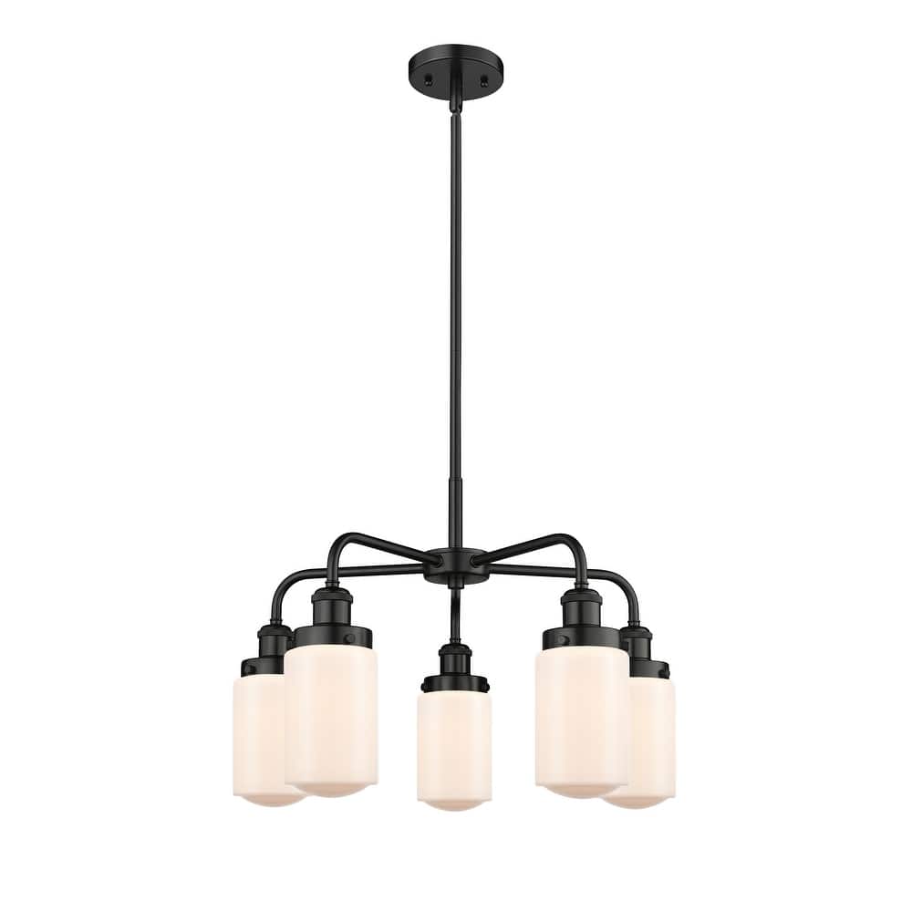 Innovations Lighting Dover - 5 Light 23" Stem Hung Chandelier