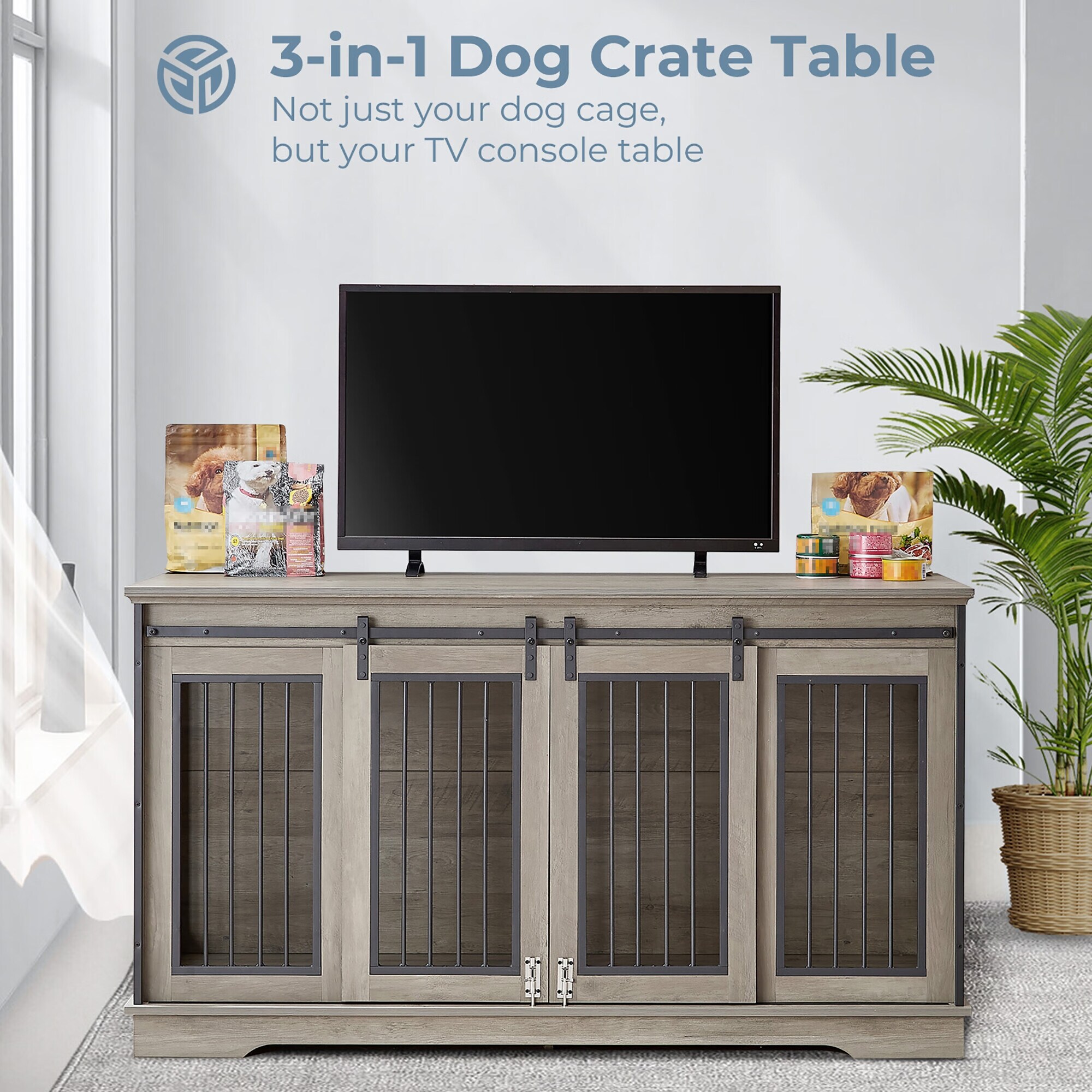 Dog cage tv stand hot sale