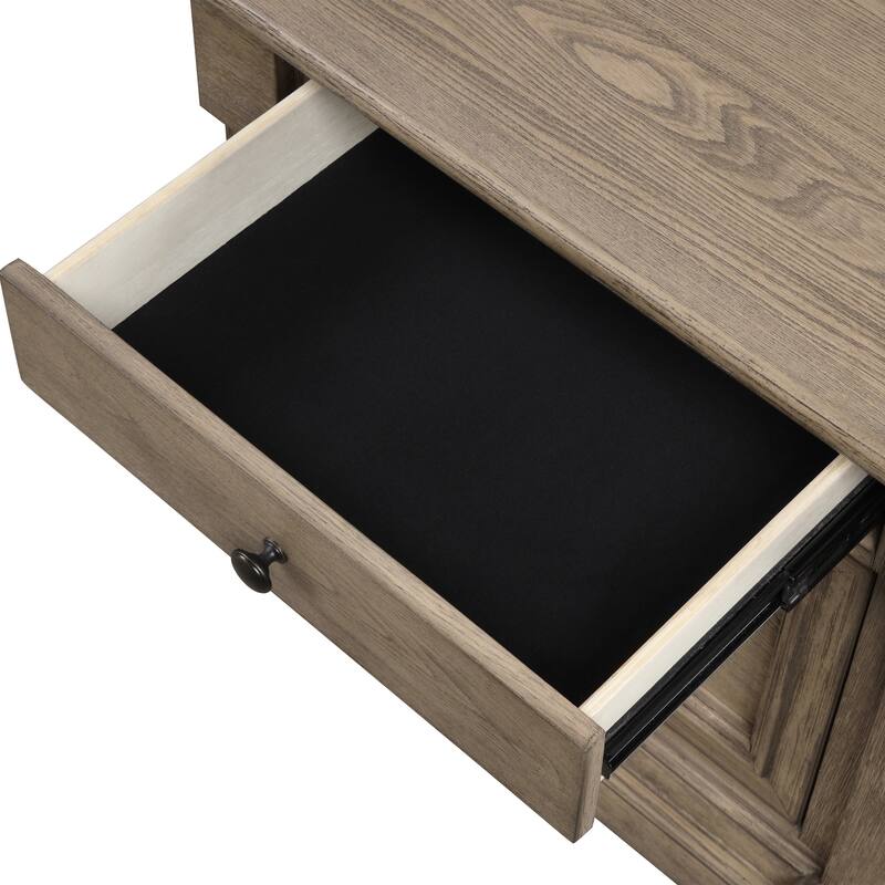 Furniture of America Wacine 2-Piece Weathered Grey Wood Panel Bedroom Set