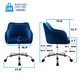 preview thumbnail 95 of 117, Corvus Braff Velvet Upholstered Adjustable Ergonomic Office Chair