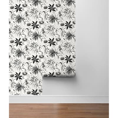 Poway, Tropical Garden 18' x 20.5" Peel & Stick Wallpaper Roll