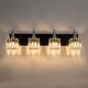 preview thumbnail 134 of 182, 2/3/4-Light Modern Bathroom Crystal Vanity Light Wall Sconces