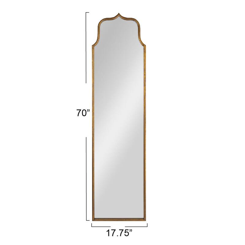Arched Metal Framed Wall Mirror
