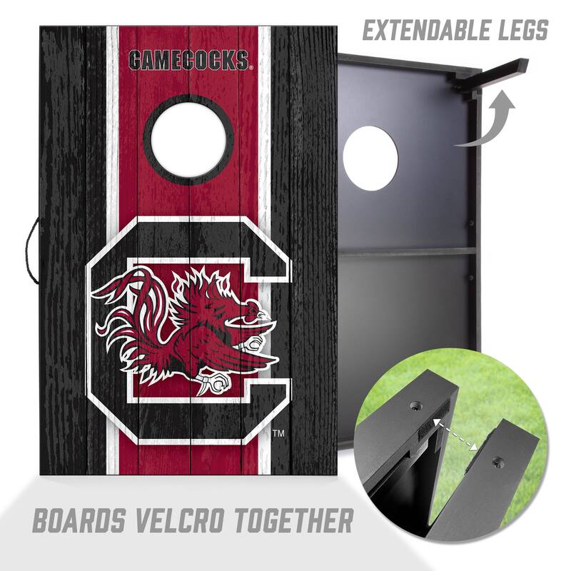 South Carolina Gamecocks NCAA Compact 2x3 Tailgate Cornhole Board Set