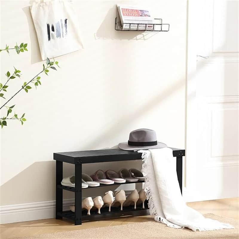 Shoe Rack for Entryway - 35.4"D x 11"W x 17.7"H