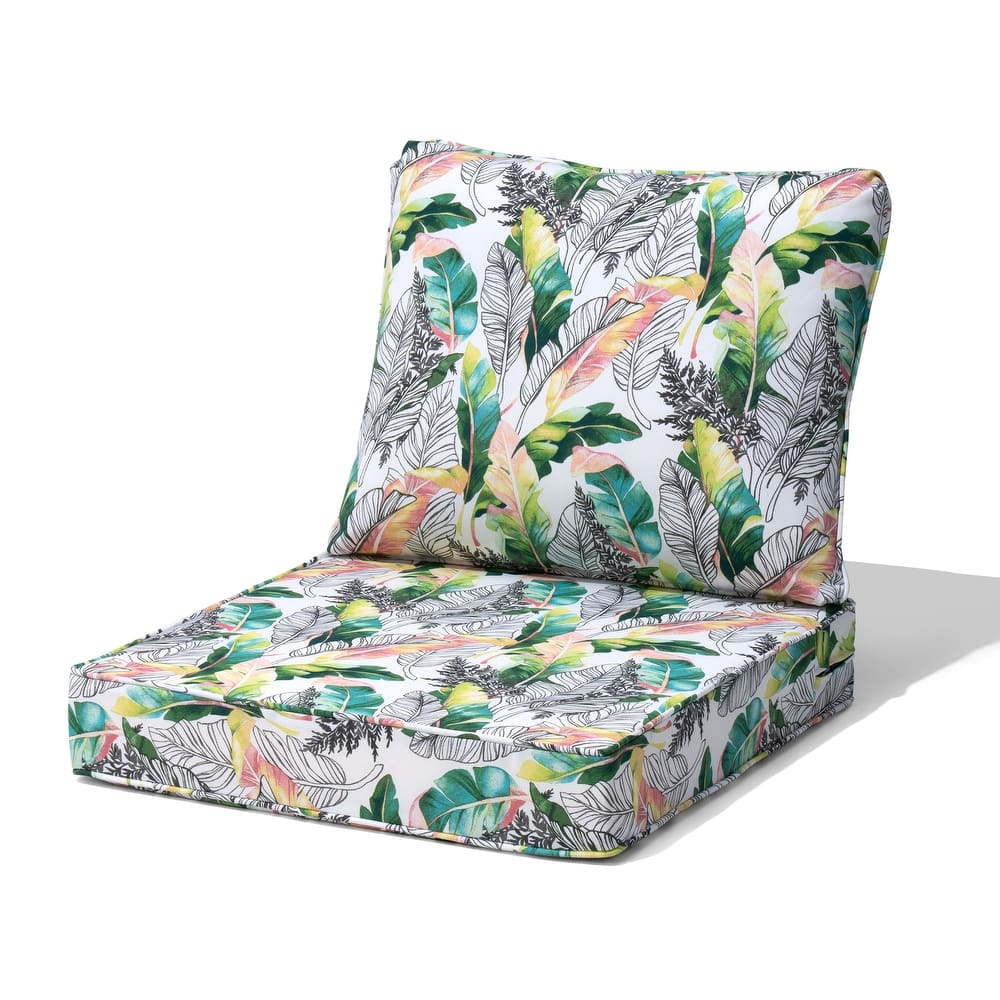 Crestlive Outdoor Deep Seat Cushion Set