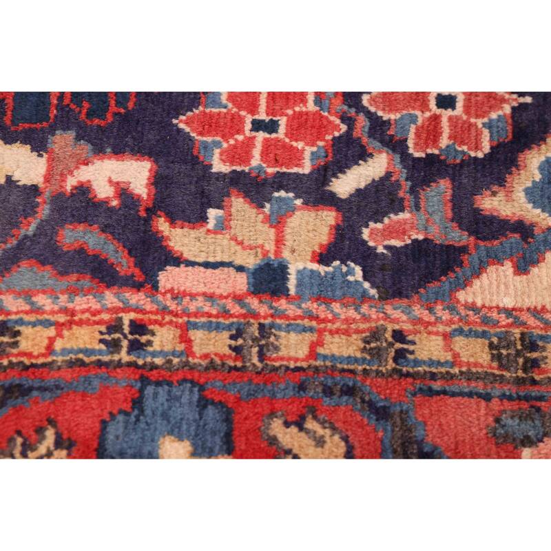 ECARPETGALLERY Hand-knotted Andelz Navy Wool Rug - 4'2 x 6'10