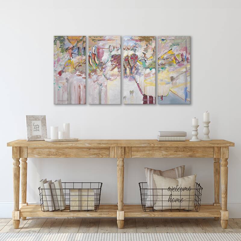 'Abstract XXI' Wrapped Canvas Wall Art
