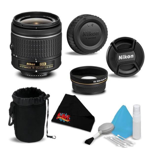 Nikon Af P Dx Nikkor 18 55mm F 3 5 5 6g Lens 060 Essential Bundle International Version No Warranty Overstock