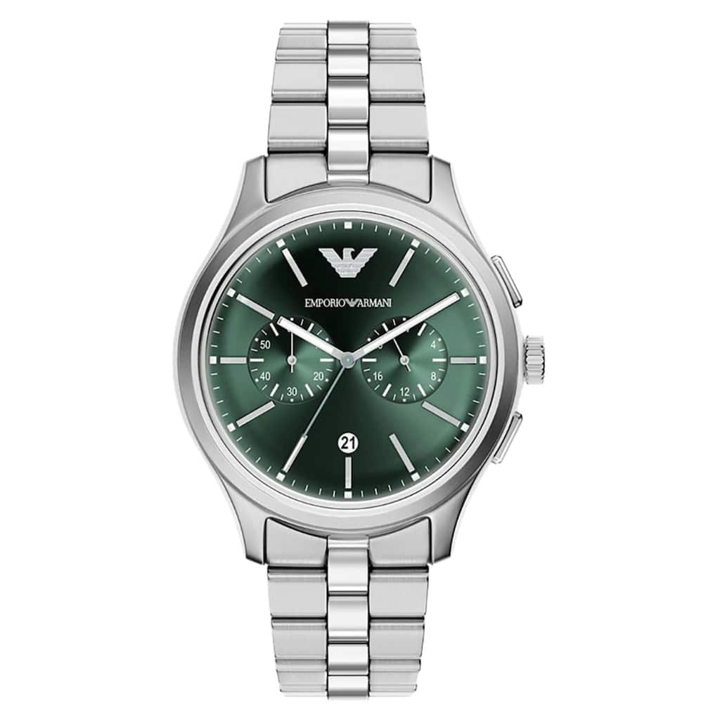 Emporio Armani Men's Dario Green Dial Watch - AR11746 - One Size
