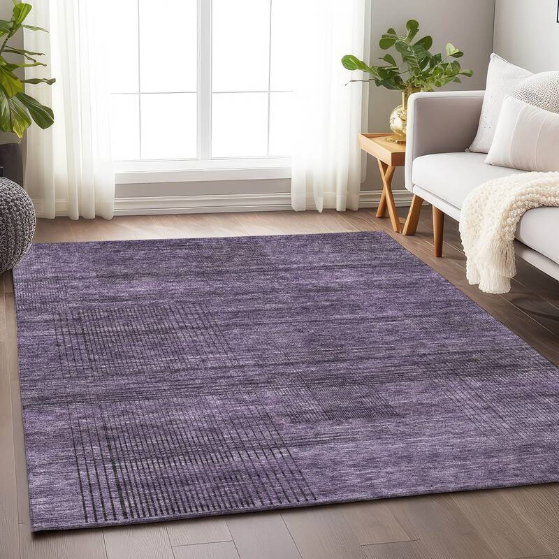 Premium Washable Super Soft Solid Hatches Mayfield Rug