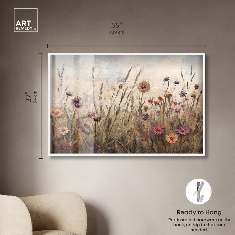 Vintage Blooms II Shadowbox by Art Remedy