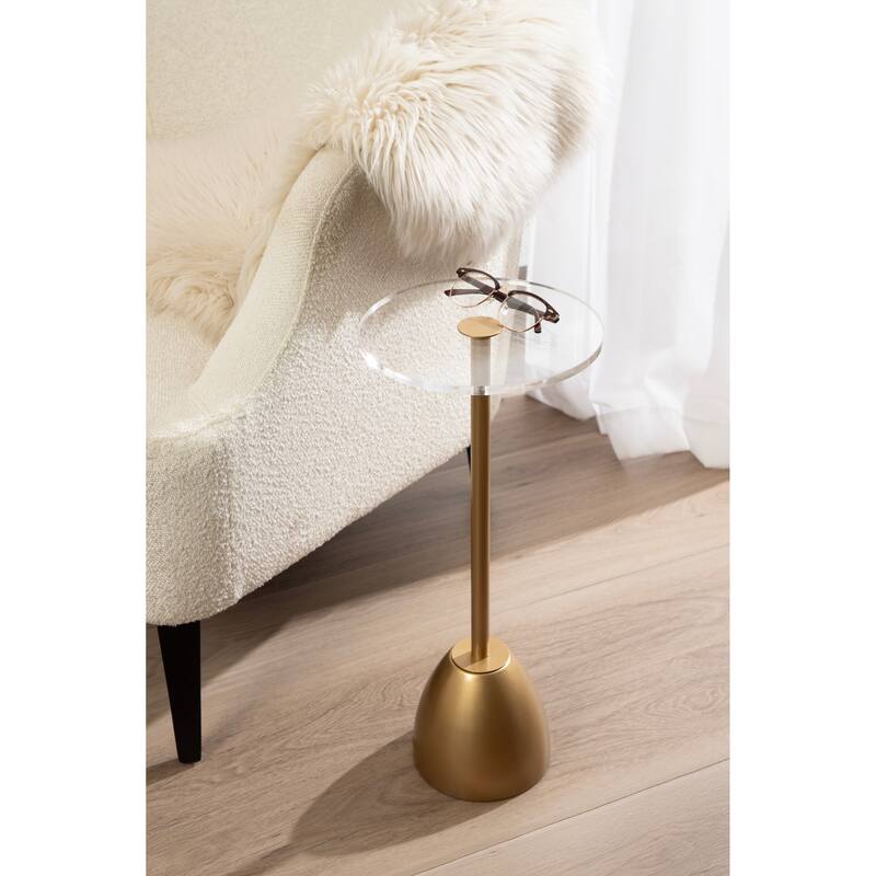 Kate and Laurel Acari Round Drink Table