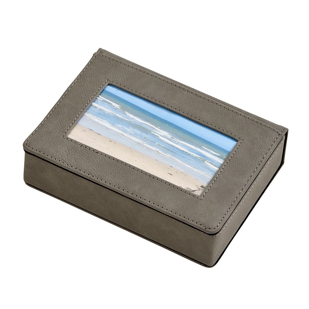 Leatherette Frame Cover Box - 6.75