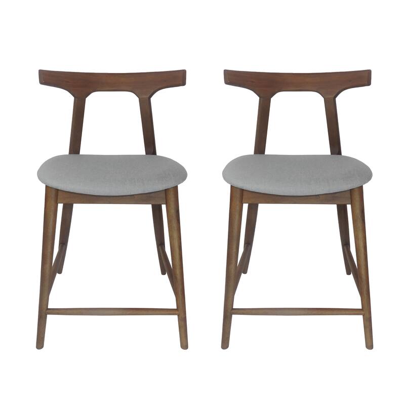 Mugo Upholstered 24.5 Inch Counter Stools by Christopher Knight Home
