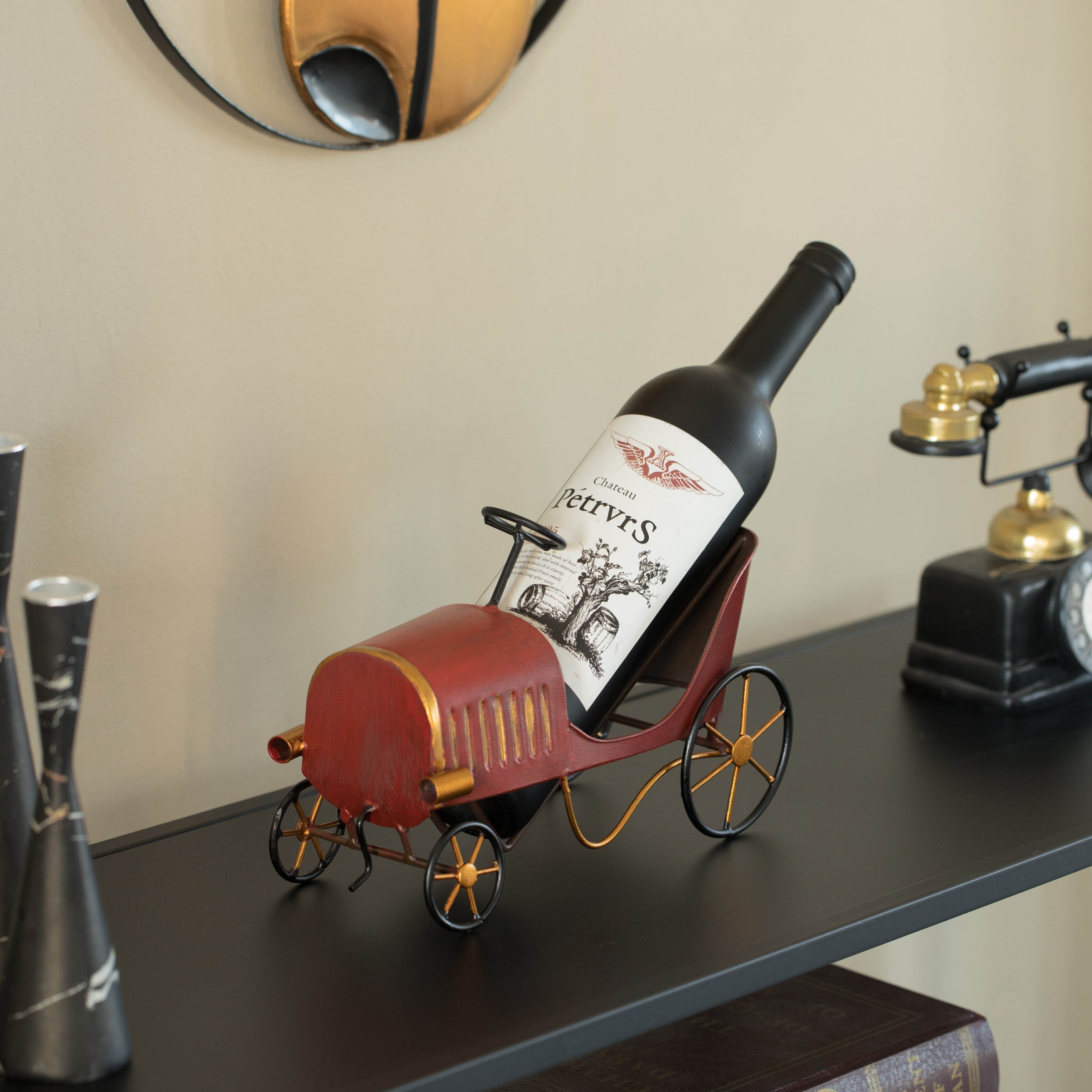 Vintage wine bottle best sale holder